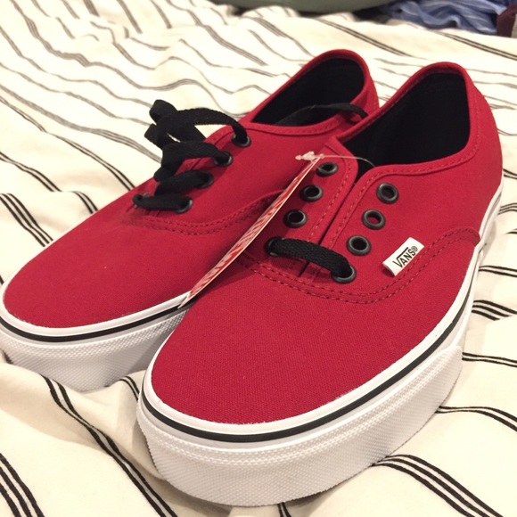 Vans Shoes - Red Vans W7.5